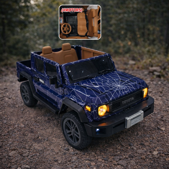 صورة سيارة أطفال كهربائية شكلها قوي